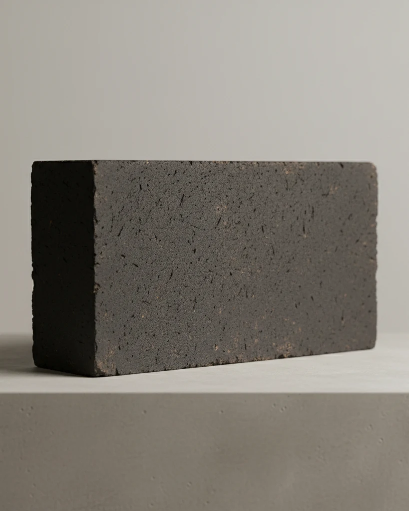 Charcoal iron smooth engineered brick